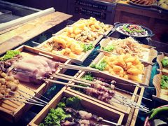 自助取餐区-闯关东东北农家菜(崂山石老人店)