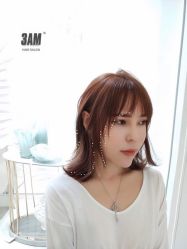 点击看大图 锁骨发-3AM HAIR SALON烫发染发接发