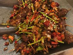 铁板牙签肉-高烤场烧烤餐厅(文华里店)