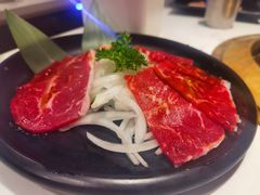 烤雪花牛板腱-花味烤肉·拌饭(建邺万达店)