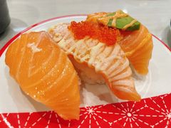 三文鱼三种寿司拼盘-濱寿司(高新伊藤店)
