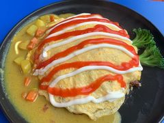 咖喱牛肉蛋包饭-港式茶餐厅·乒乓室记·谢赛克乒乓球俱乐部