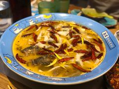 麻辣酸菜鲈鱼-鱼库·不仅是一家烤鱼店(车公庙店)