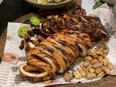 冰竹鱿鱼-草家酱蟹炭火烤肉店(珲春南路一店)