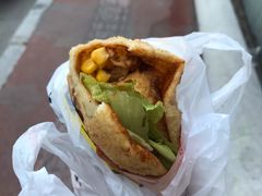 -小红车炸蛋葱油饼