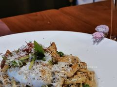 黑松露菌菇鸡肉奶油意面配温泉玉-77COM好吃的意大利菜(老城根店)