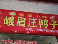 门面-峨眉汪鸭子·甜皮鸭烟熏鸭(白龙北路店)