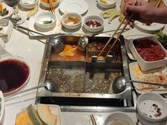 现场表演抻面-海底捞火锅(劲松店)