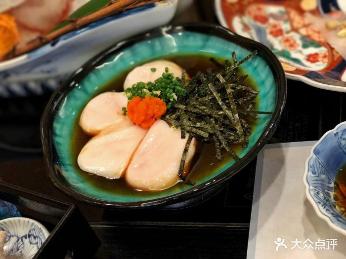 博多割烹かじ本店 ふぐ玄海之活鱼料理白子刺身图片