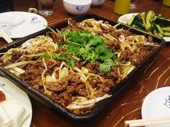 葱爆羊肉-清真永恒华威肉饼(潘家园店)