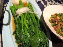 油淋脆菜心-绿茶餐厅(布吉万象汇店)