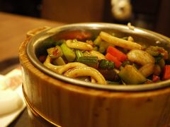 豆豉鱿鱼-仁恒美食庭苑