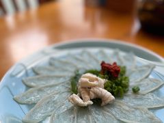 河豚鱼菊盛薄切-天正河鲀·河豚亭(大连店)