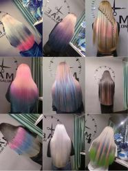 点击看大图 浩森老师原创作品-3AM HAIR SALON染发烫发接发