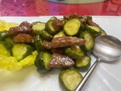 雪花牛肉爆脆瓜-东江海鲜酒家(艺都分店)