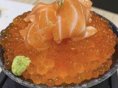 三文鱼鱼子盖饭-板长寿司(ION店)