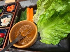 和牛牛米蔬菜拼盘-板前十胜·和牛烧肉专门店(北京总店)
