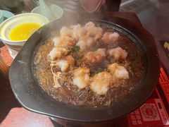 金银蒜蒸凤尾虾-绿茶餐厅(蓝色港湾店)