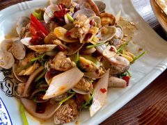 辣炒花蛤-咱家大院海鲜家常菜