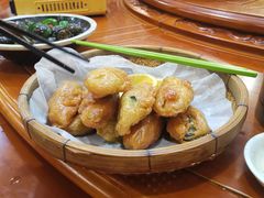 炸茄盒-园林美食城·本土农家菜(杨和镇店)