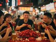 -万松园美食街