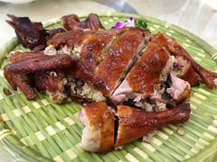 失传菜脆皮糯米鸡-水乡人家私房菜(逢简店)