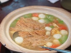 丝瓜鱼丸炖馓子-永安鱼庄·镇江菜(东吴路店)