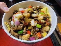 牛肉腰花二合一豆皮-周记热干面豆皮大王(桃花东街店)