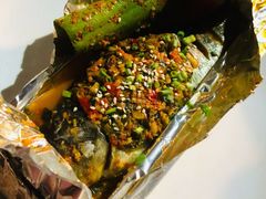 芭蕉叶包烧烤鱼-大富贵烧烤公司(双廊店)