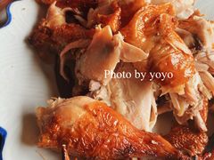 坑烤小鸡-湿地人家坑烤