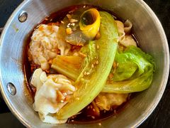 红油皮蛋馄饨-三酉星·枫·山風与野菜(上海总店)