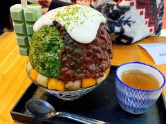 抹茶生乳かき氷-WONDER ICE 萬得冰田(建設路总店)