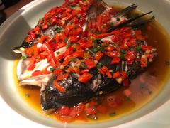 老坛剁椒蒸鲜活鱼头-北方家宴(番禺永旺店)