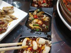 -东来菜馆•手抓海鲜家常菜•海鲜锅贴(鸽子窝店)
