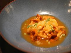 高原鸡油菌煎煮西沙小龙虾-广州文华东方酒店·江-由辉师傅主理