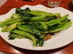 猪油渣炒菜心-金穗园·砂锅粥.醉鸡煲火锅(长寿路店)
