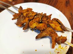 烤蘑菇-二毛馕坑肉饭店