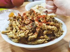 干炸蘑菇-马氏拌面花卷鸡(农大总店)