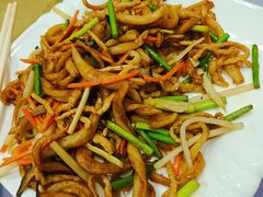 木须炒拨鱼-晋阳饭庄(虎坊桥店)