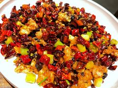 豉椒炒嫩滑鸡丁-小大董·烤鸭(王府井apm店)