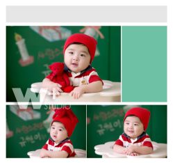韩国WPlus&nbsp;Studio&nbsp;Baby-WPlus明星肖像亲子全家福摄影