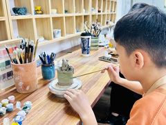 -不贰手作陶艺diy·烧玻璃·银饰团建(人民大学店)