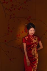-懿沉香中式嫁衣礼服秀禾服龙凤褂马来褂旗袍总店