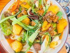 新疆大盘鸡-百格里格.Uyghur cuisine(百色路店)