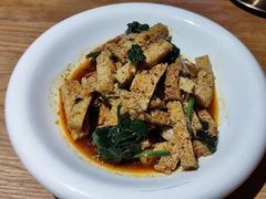 菠菜拌面筋-毡房姑娘·新疆菜·烧烤