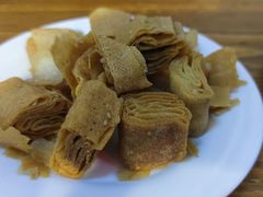 炸咯吱-六爷门框百年卤煮