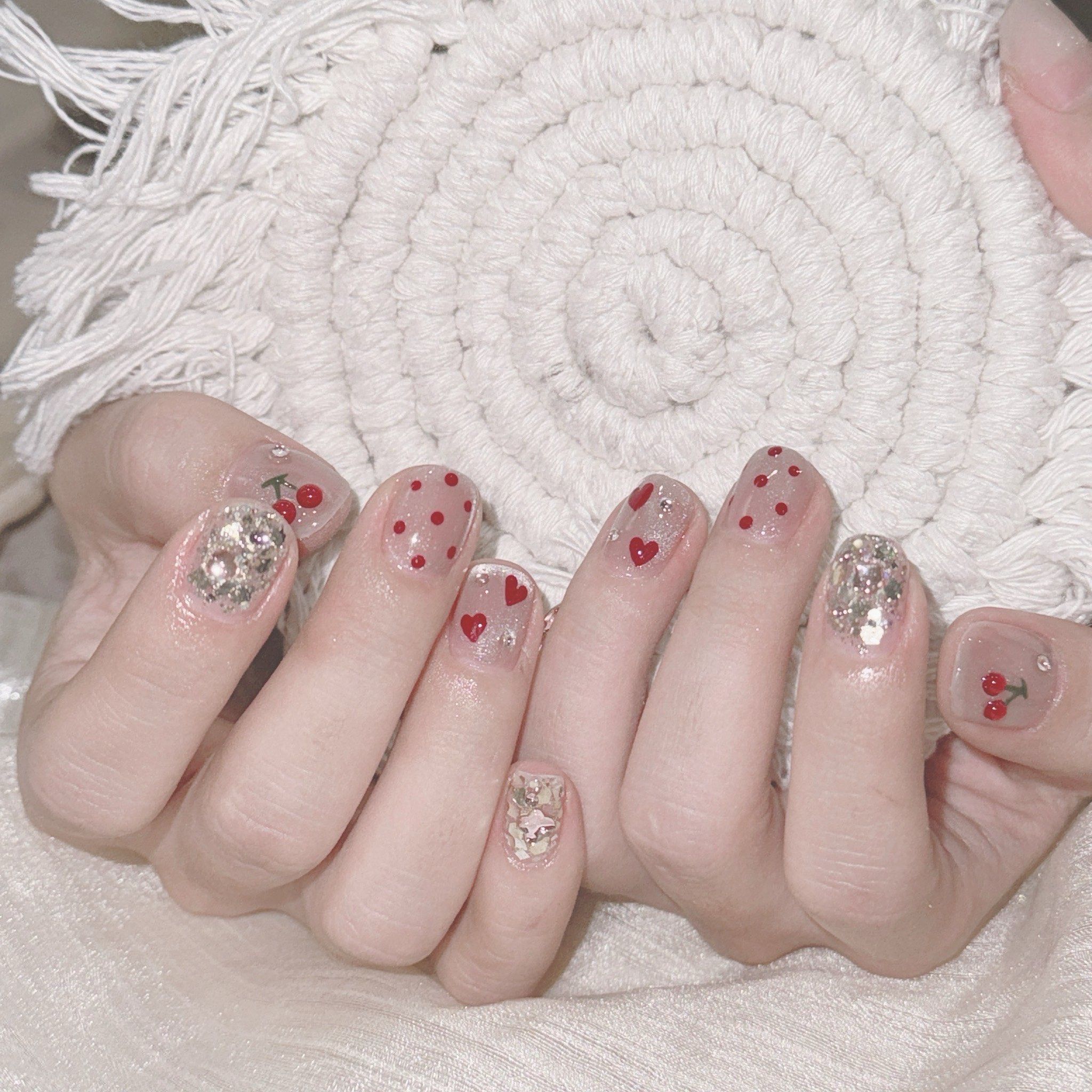 简简单单又好看#美睫美甲 #高级感美甲