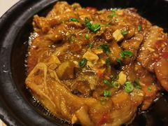 咸鱼鸡粒茄子煲咸鲜下饭-潮堂 · 潮州菜(国贸商城店)