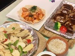 铁板养生山药-长春观斋补堂素菜馆