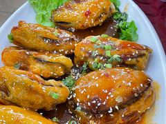 泰汁鲜虾茄盒-津鲁园饭店